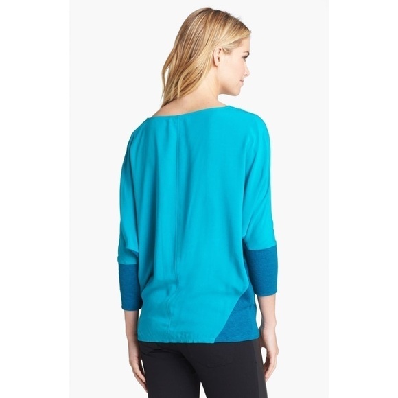 two BY VINCE CAMUTO Dolman Mixed Media Tee - Picture 2 of 8